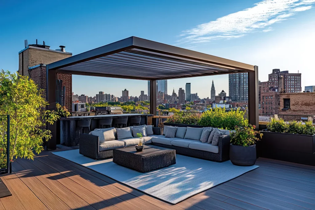 Pergola autoportée
