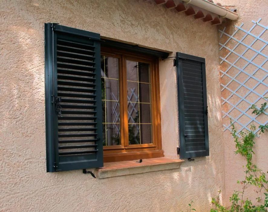 Aluminium volet